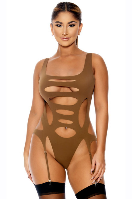 Brown Seamless Teddy