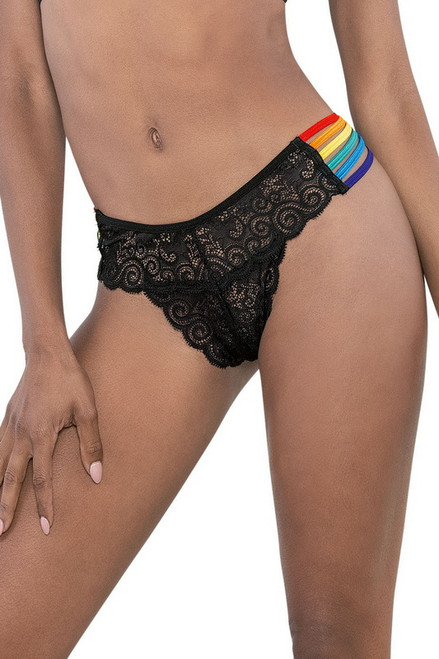 Pride Strappy Side Lace Thong