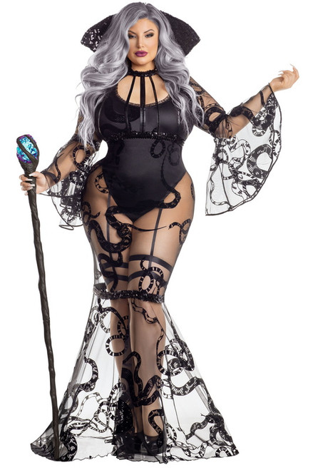 Plus Size Viper Sorceress Halloween Costume