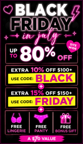 Memorial Flash Sale Lingerie 