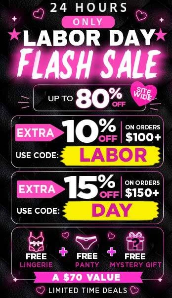 Memorial Flash Sale Lingerie 