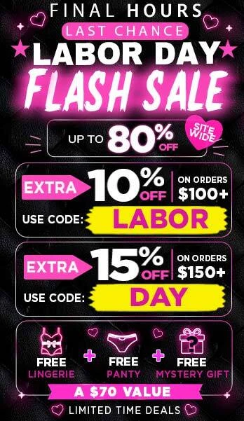 Memorial Flash Sale Lingerie 