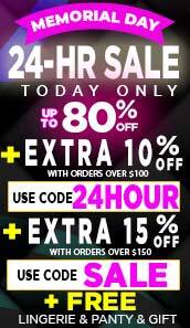 Memorial Flash Sale Lingerie 
