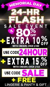 Memorial Flash Sale Lingerie 
