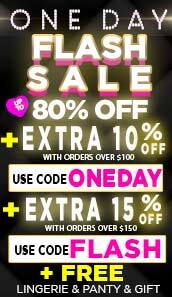 Memorial Flash Sale Lingerie 