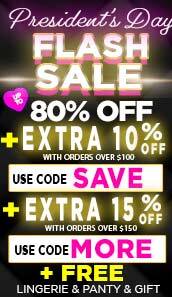 Memorial Flash Sale Lingerie 
