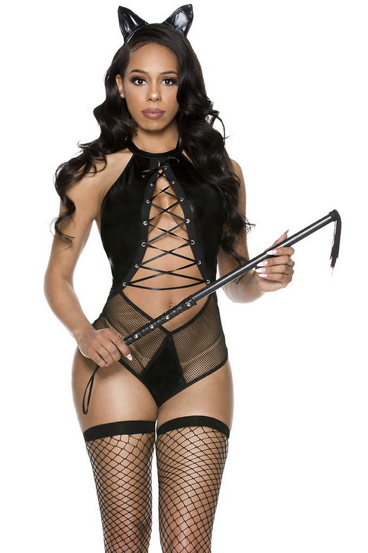 Bad Bad Kitty Sexy Black Bedroom Costume