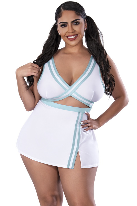 Plus Size Head Cheerleader Bedroom Costume