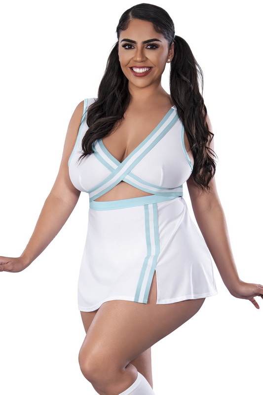Plus Size Head Cheerleader Bedroom Costume image 1