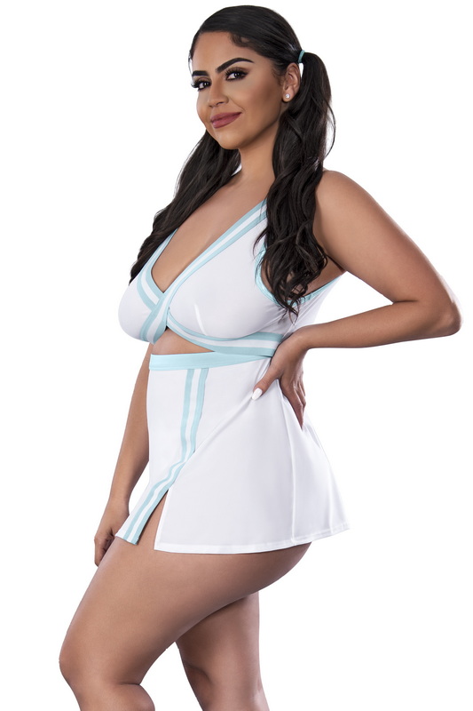 Plus Size Head Cheerleader Bedroom Costume image 2