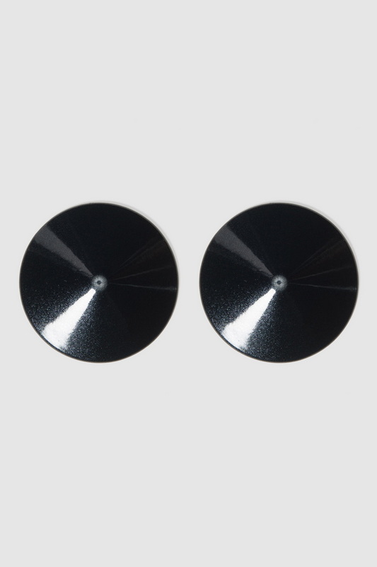 Black Metal Cone Circular Pasties image 1