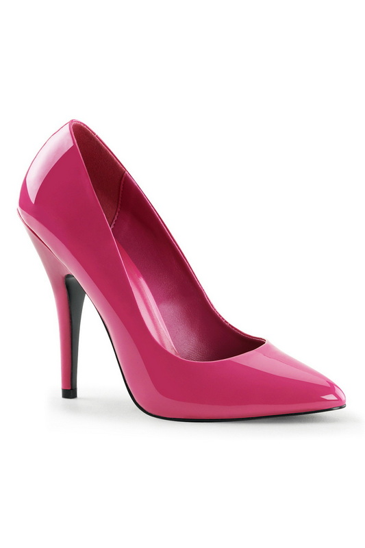 5" Hot Pink Patent Heel