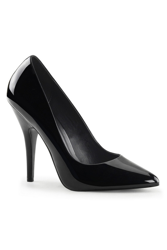 5" Black Patent Heel