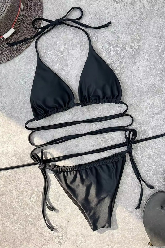 Choose Your Sexy Black Bikini Set image 2
