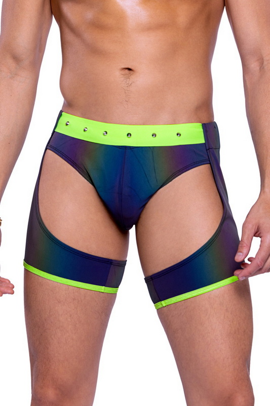 Rambunctious & Rad Reflective Studded Chaps