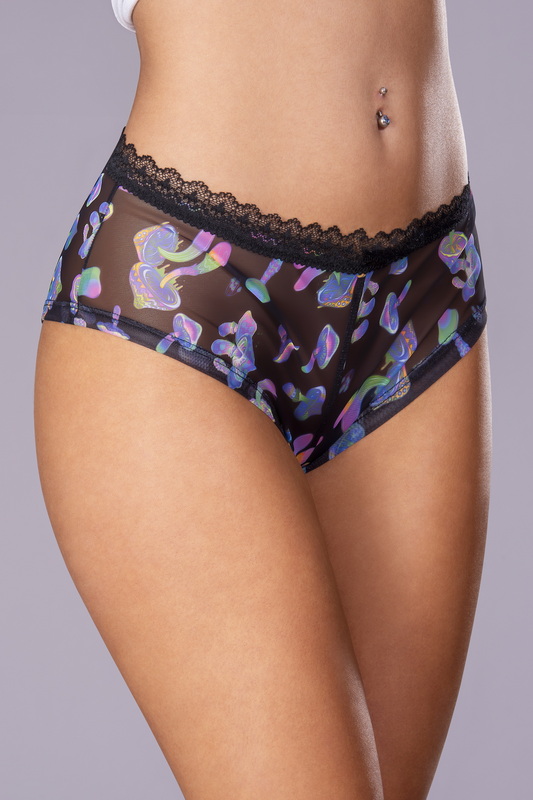 Hazy Dayz Mushroom Print Boy Short