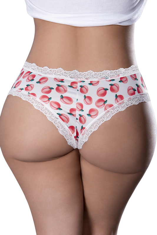 Plus Size Sweet Treats Peach Boy Short image 1