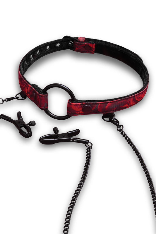 Rosegasm Open Mouth Gag & Nipple Clips