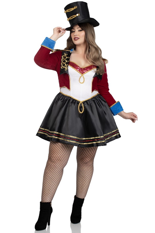 Plus Size Classic Ringmaster Halloween Costume image 1