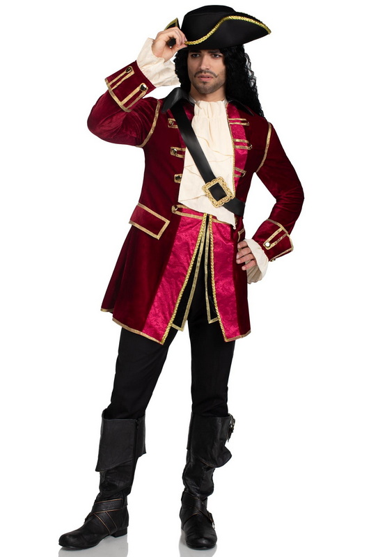 Men's Pirate Captain Halloween Costume image 2
