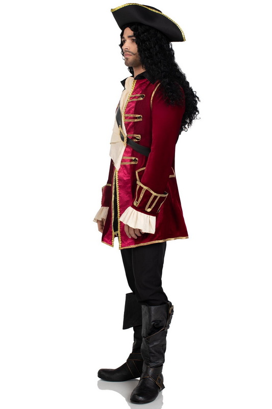 Men's Pirate Captain Halloween Costume image 3