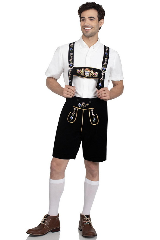 Men's Bavarian Lederhosen Halloween Costume image 1