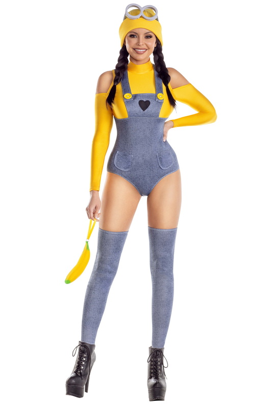 Yellow Henchbabe Halloween Costume