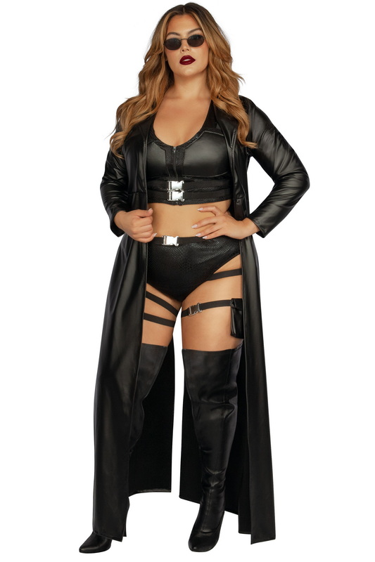 Plus Size Vampire Hunter Baddie Halloween Costume