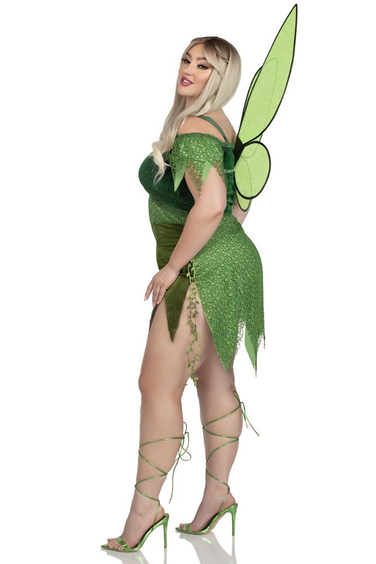 Plus Size Forest Fairy Halloween Costume image 3