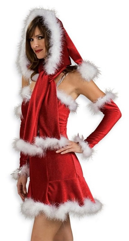 Santa's Baby Christmas Hooded Costume