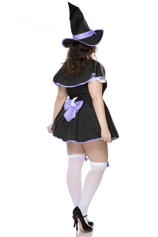 Plus Size Satanic Witch Halloween Costume image 7