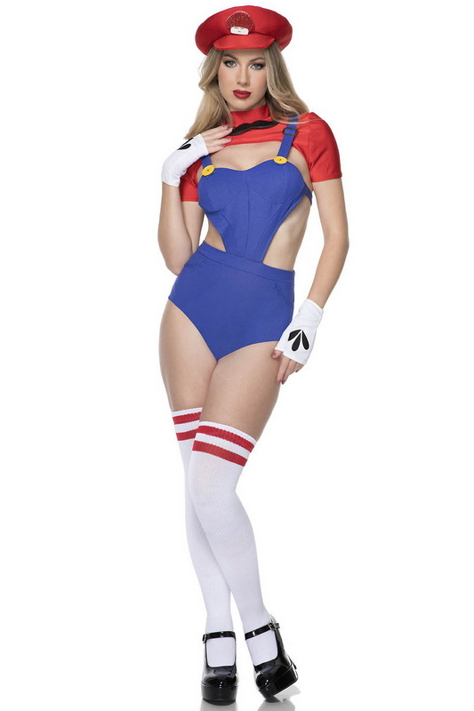 Sexy Plumber Babe Halloween Costume image 3