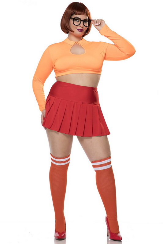 Plus Size Nerdy Detective Halloween Costume image 1