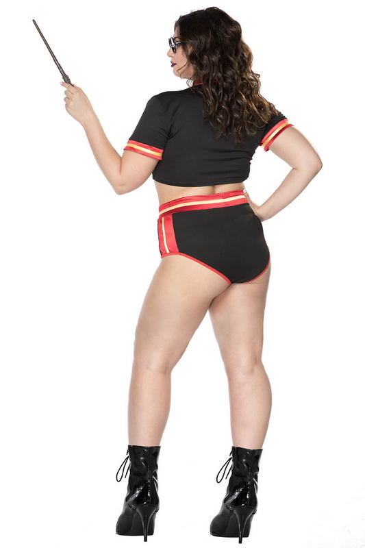 Plus Size Wizard Classmate Halloween Costume image 5