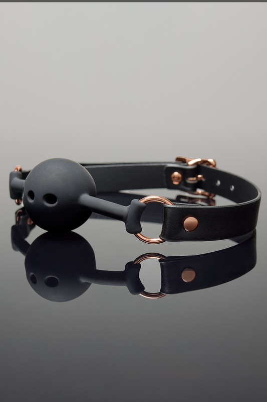 Sensual Black Ball Gag image 5