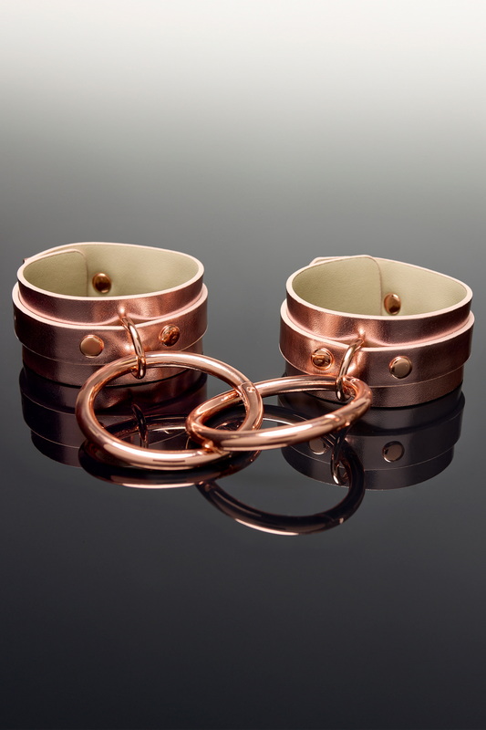 Submissive Rose Gold Wrist Cuffs image 10