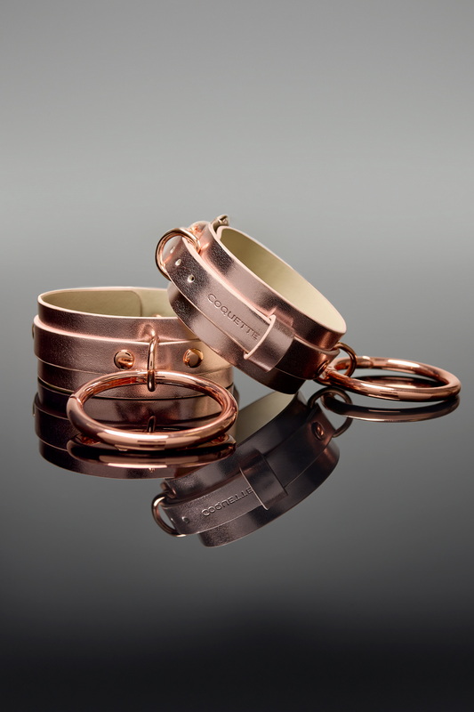 Submissive Rose Gold Ankle Cuffs image 4