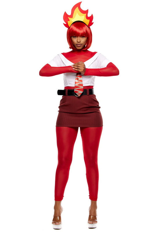 Hot Head Halloween Costume image 2