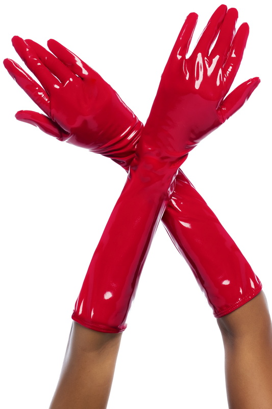 Glamour Gloss Red Gloves image 1
