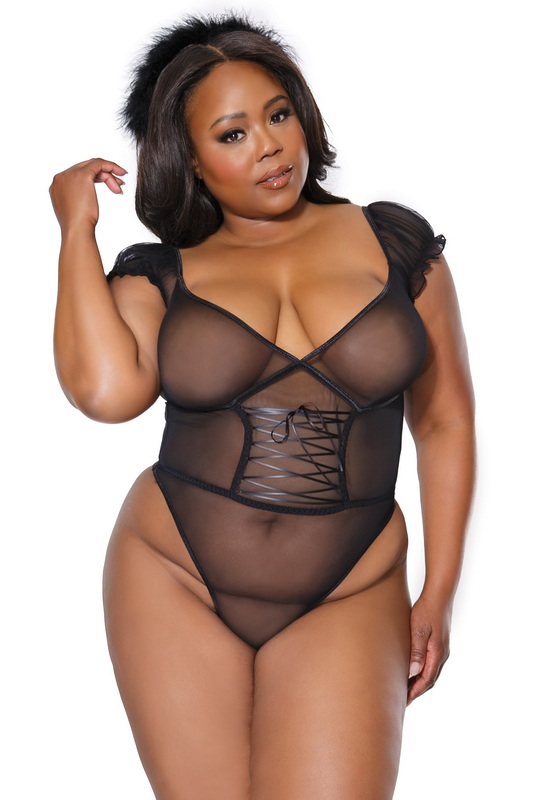 Plus Size Mistletoe Maid Bedroom Costume image 2