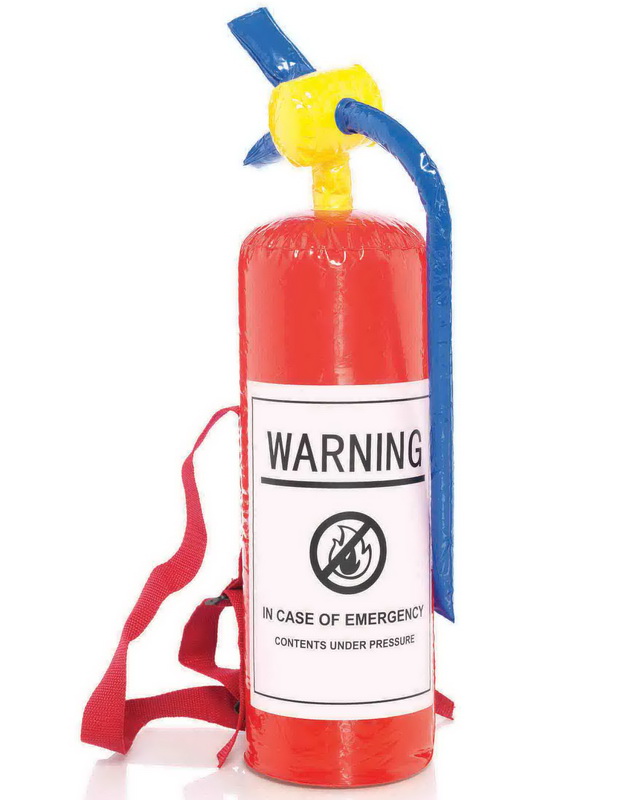 Inflatable Fire Extinguisher Blowout Deal