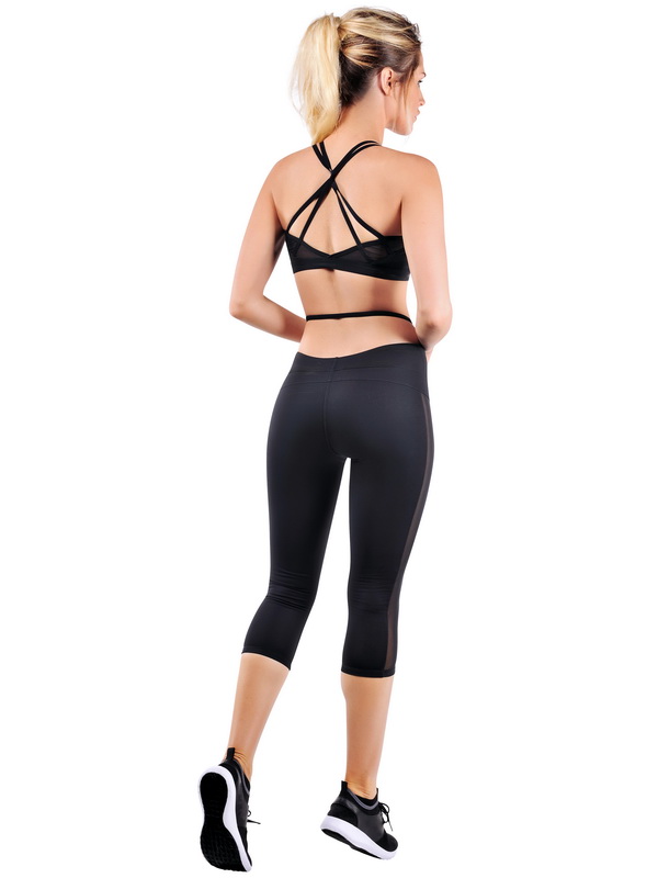 Strapped Workout Capri Pants Blowout Deal image 2
