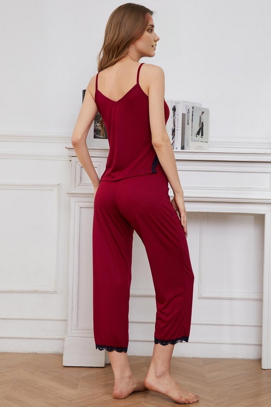 Red Beauty Sleep Pajama Set image 5