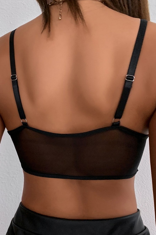 Love Island Black Fashion Top image 2