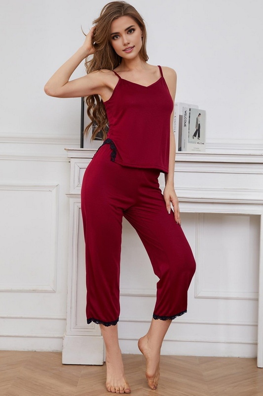 Red Beauty Sleep Pajama Set Blowout Deal image 3