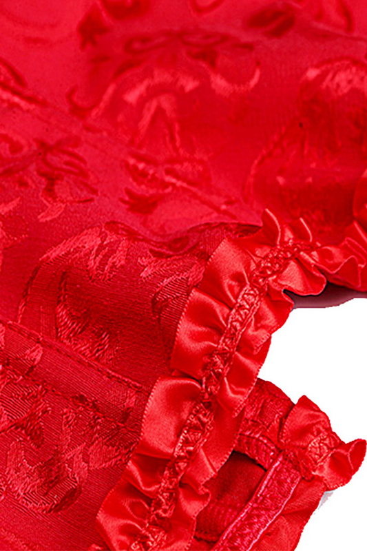 Red Be Mine Corset Set Blowout Deal image 10