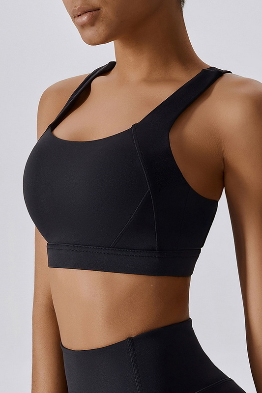 Spice Fit Black Sports Bra image 1