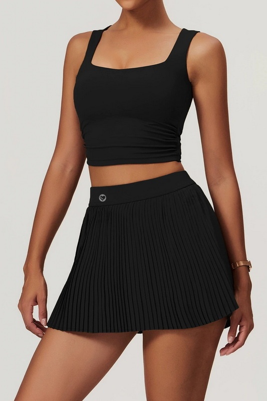 Spice Fit Black Athletic Skirt image 1