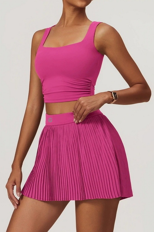 Spice Fit Pink Athletic Skirt image 1