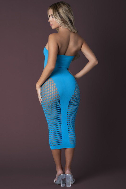 Seamless Seductress Turquoise Gown image 3
